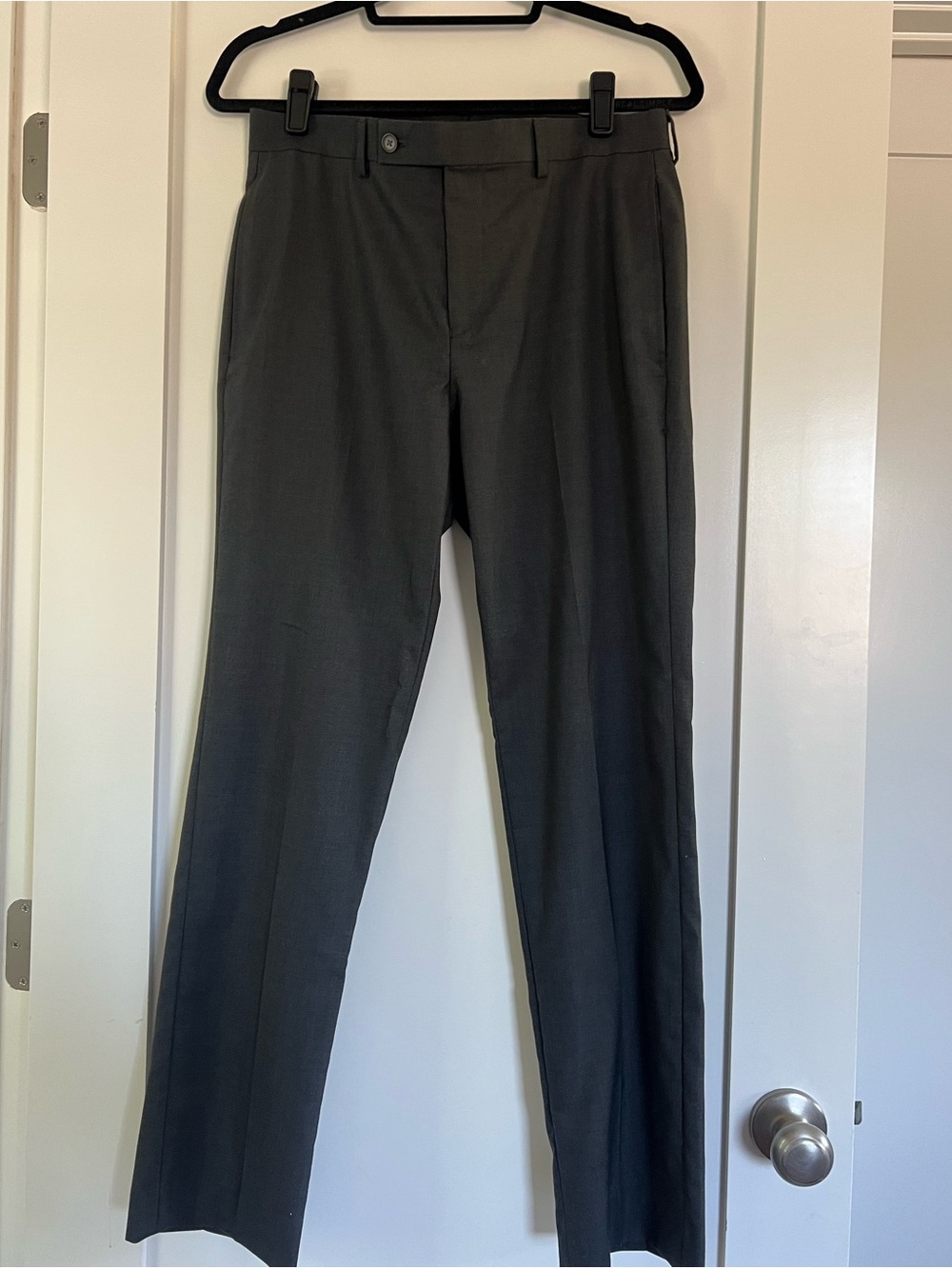 Calvin Klein Men’s Dark Gray Dress Pants Slacks